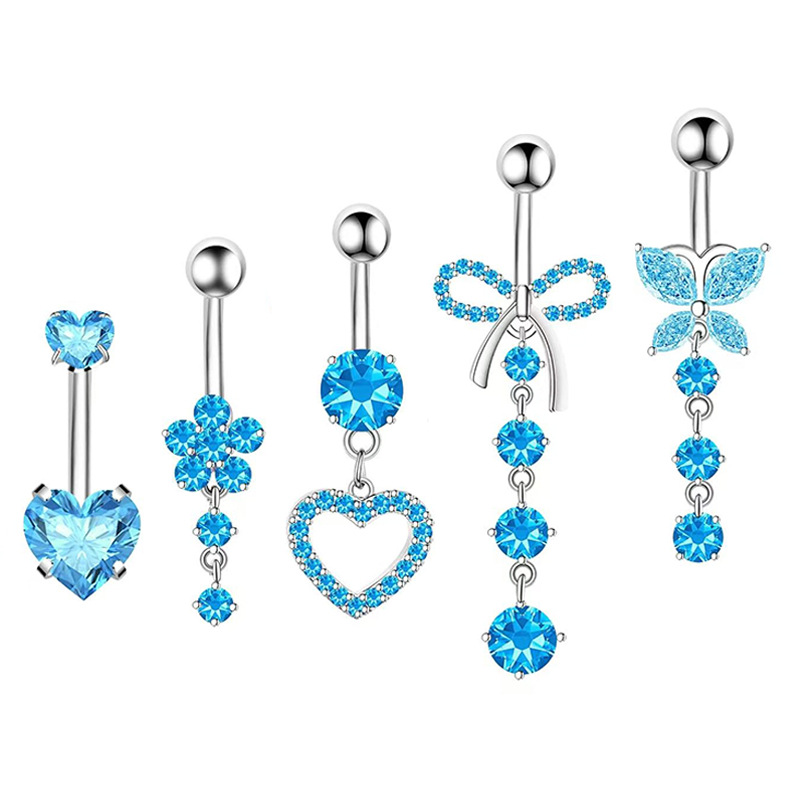 Blue five-piece set