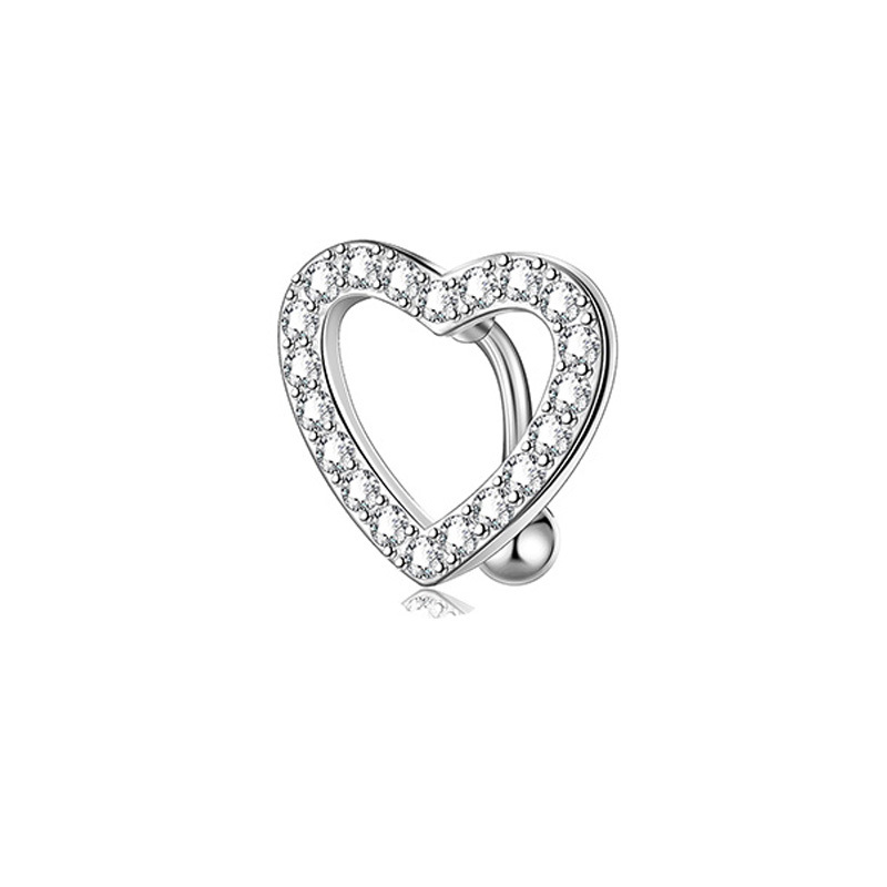 One heart upside down