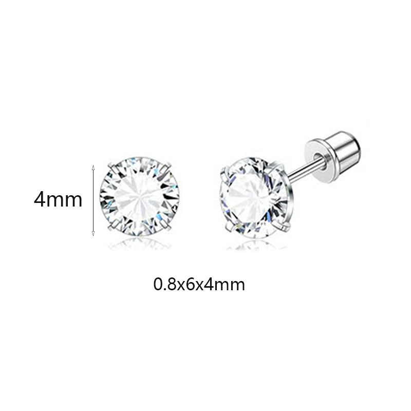 White round zirconium pair