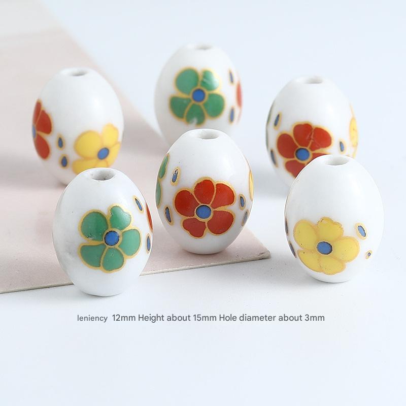 Steel film Oval Four-petal flower