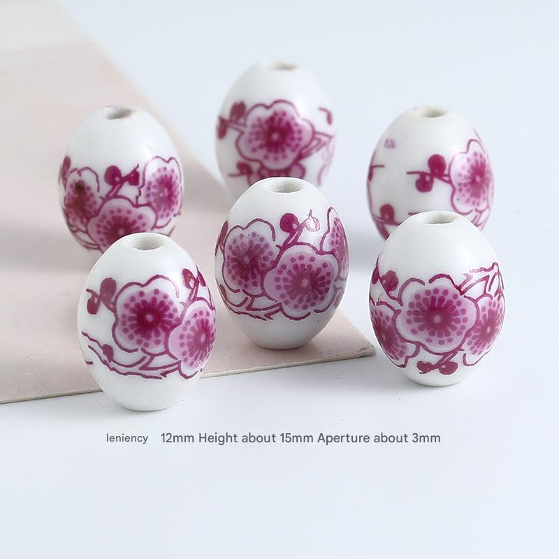 Steel film Oval rose Red Plum Blossom