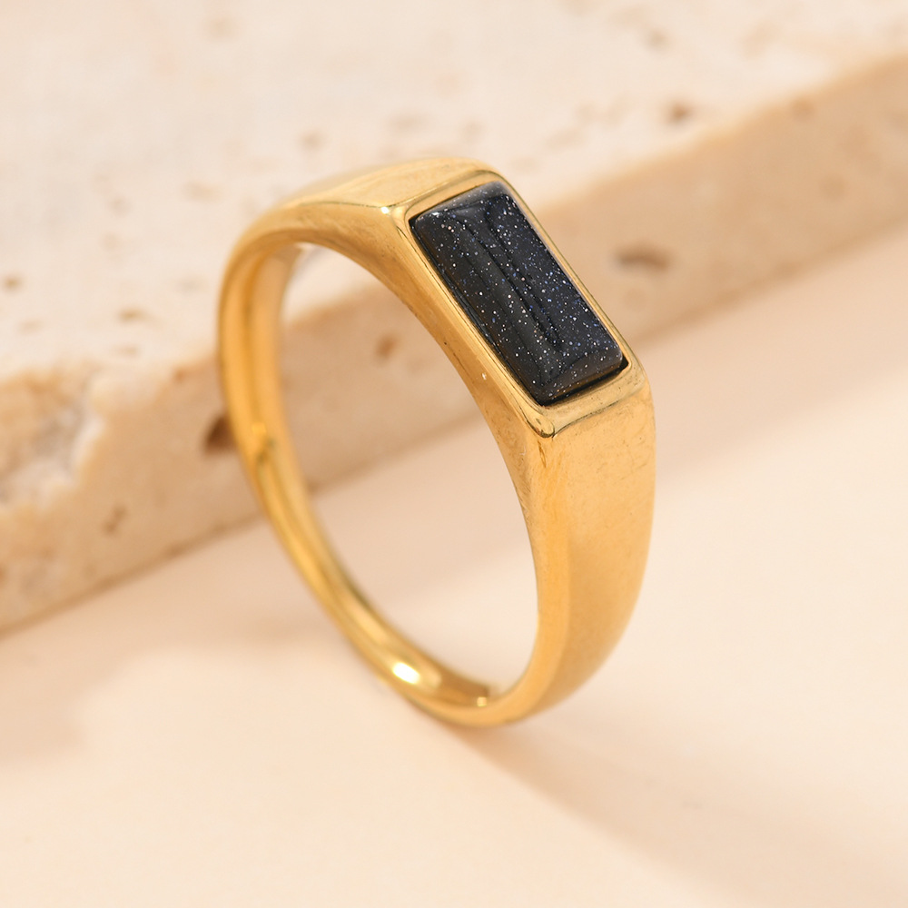 Black starry sky stone