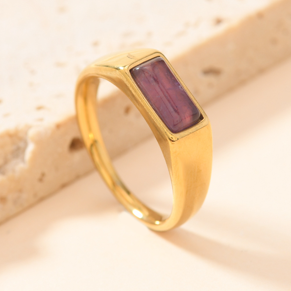 Purple natural stone