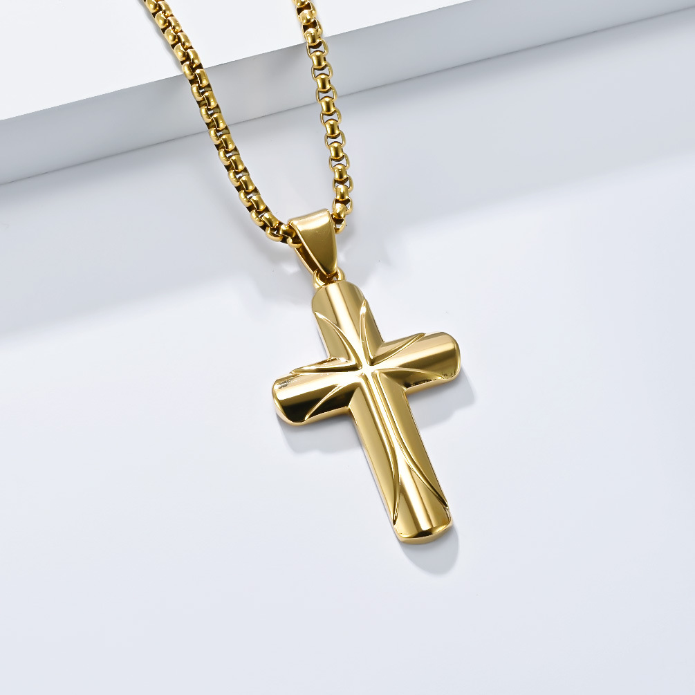 Gold single pendant
