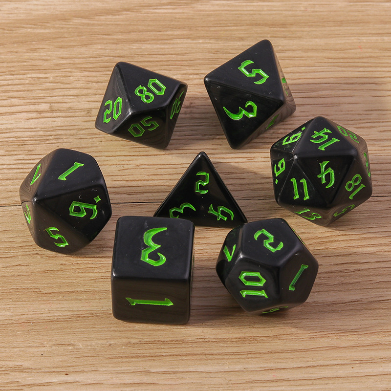 Black and Green