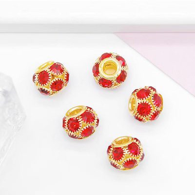 A large red diamond with a gold base