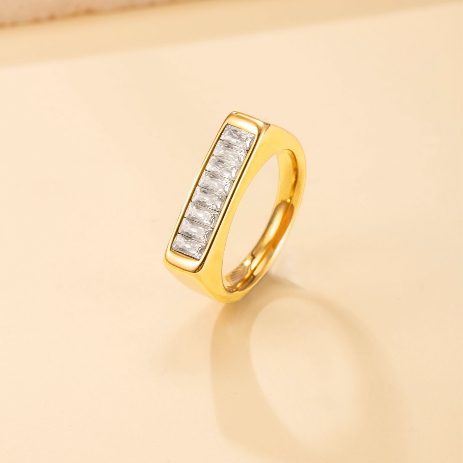 rectangular row of diamonds