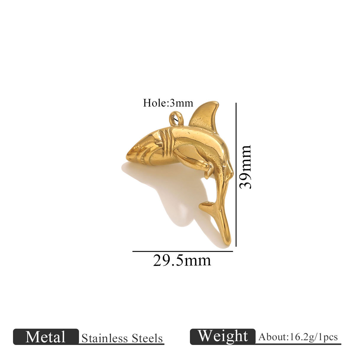 Golden baby shark