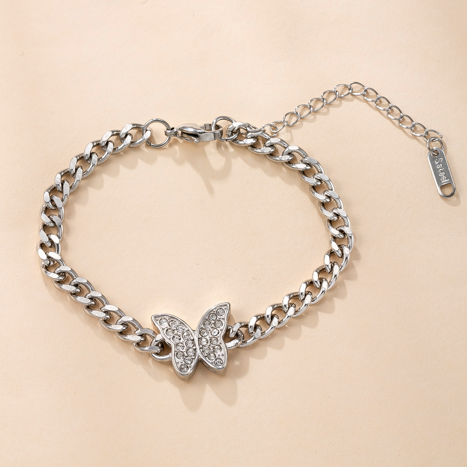 Steel color-butterfly