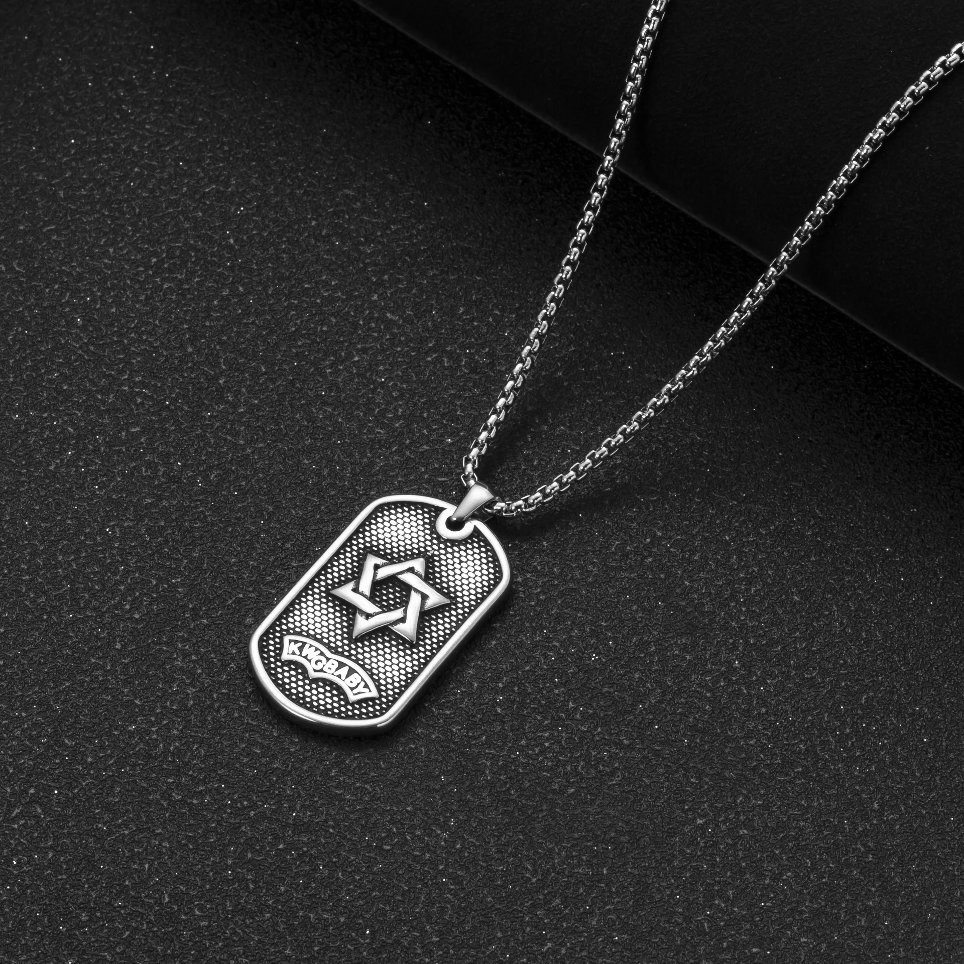 Six pointed star necklace