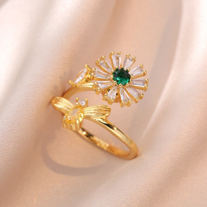 023 Sunflower Rotating Ring
