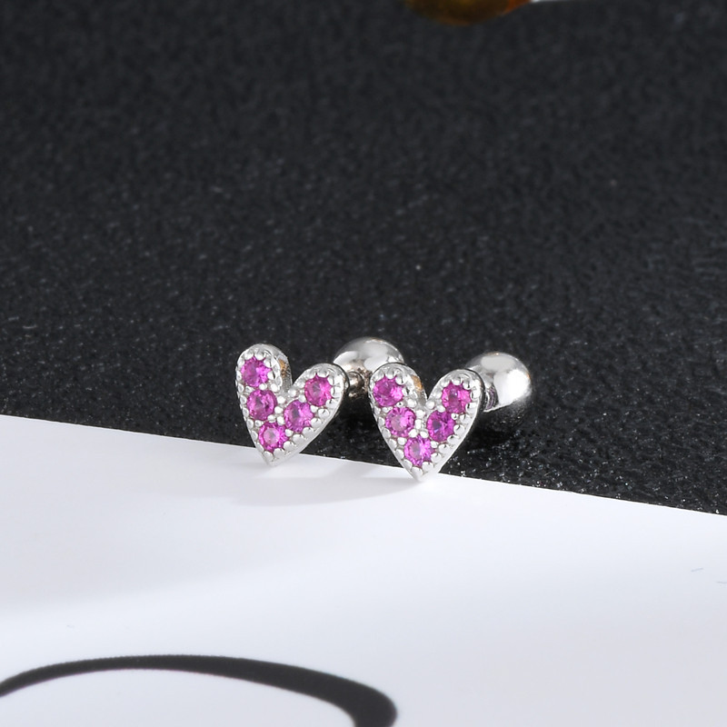 Platinum red corundum