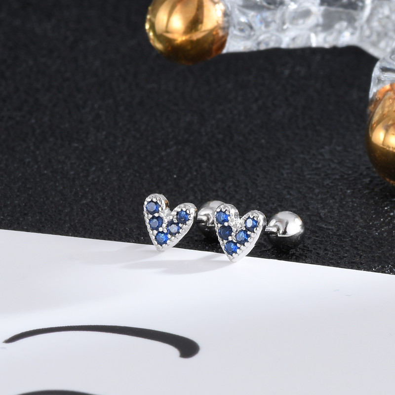 Platinum blue rhinestone