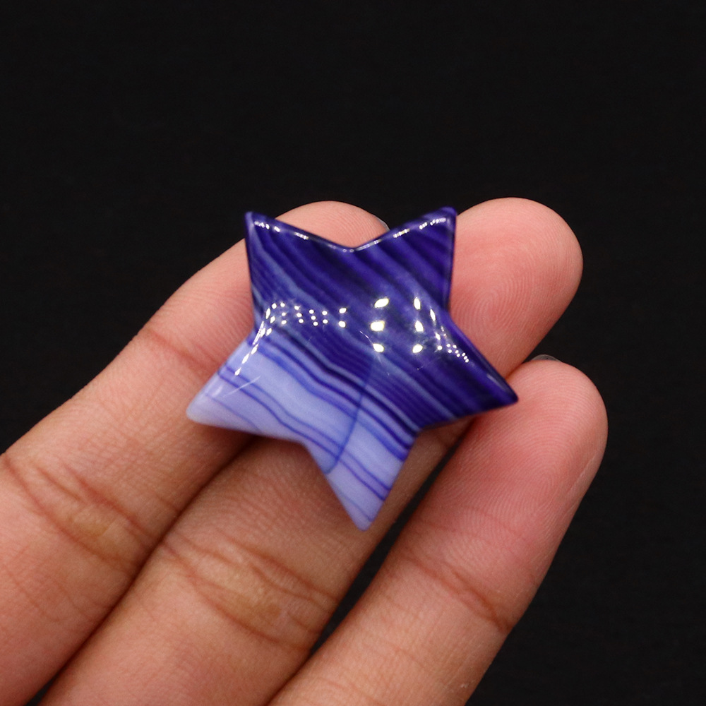 Sapphire blue striped agate