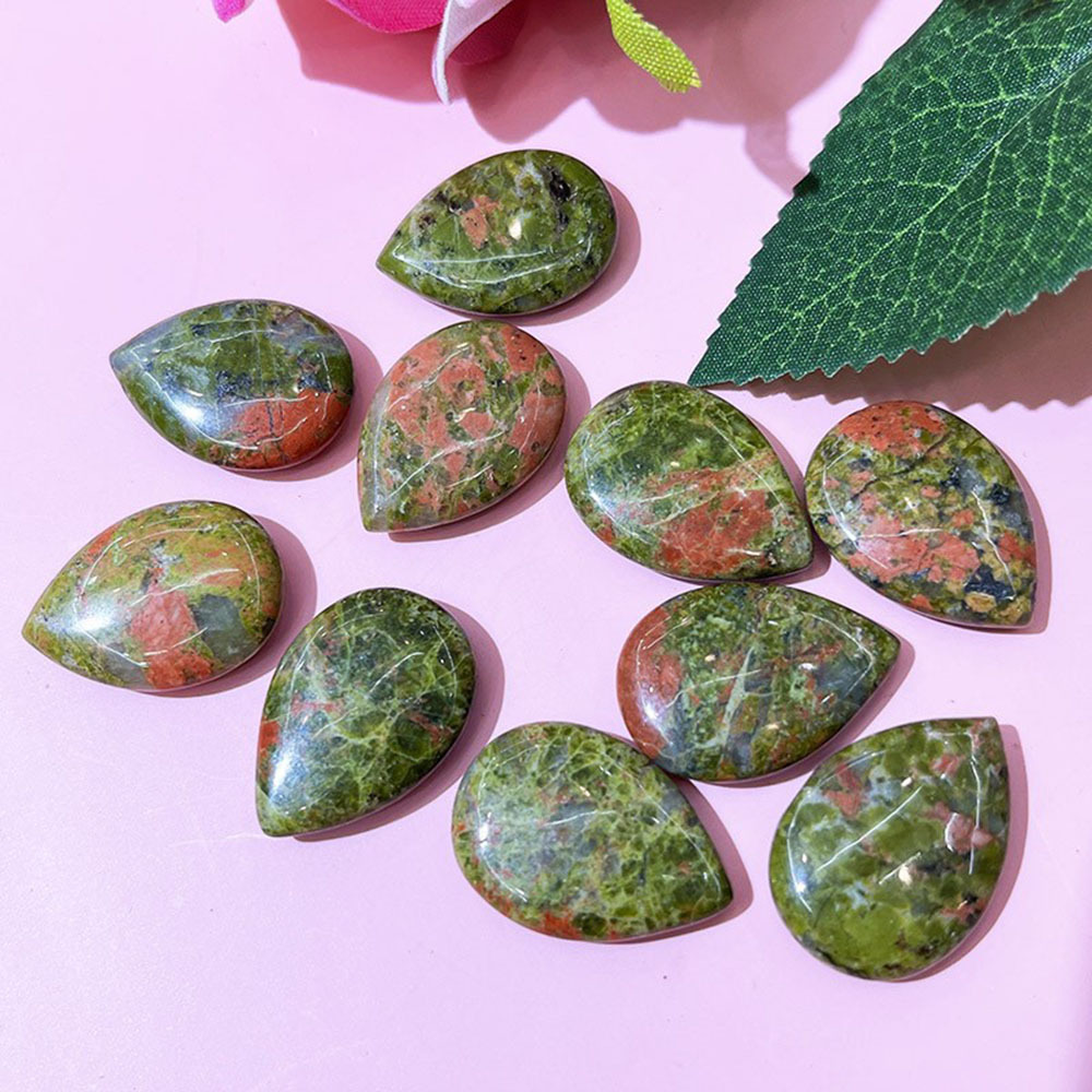 Flower green stone