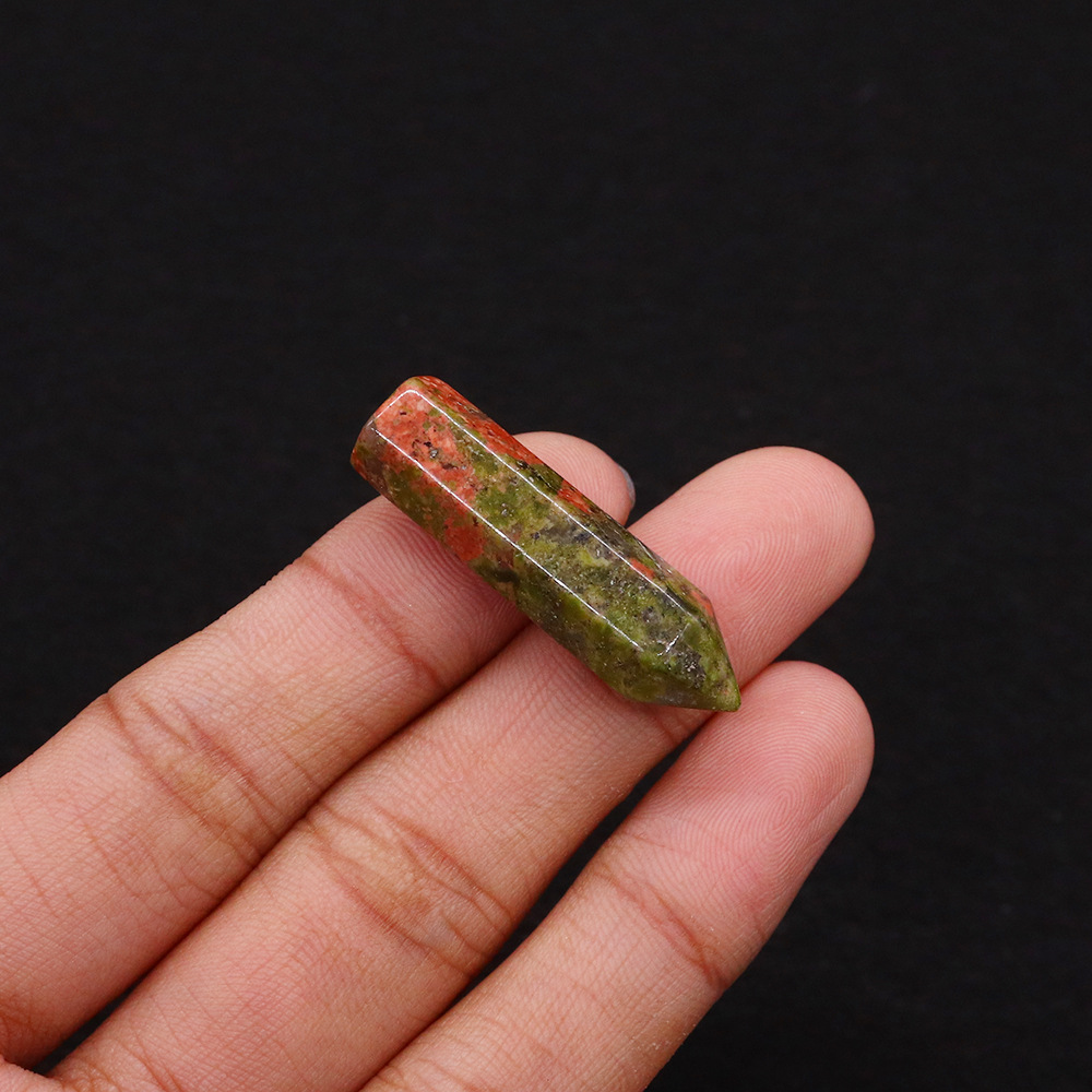 Flower green stone