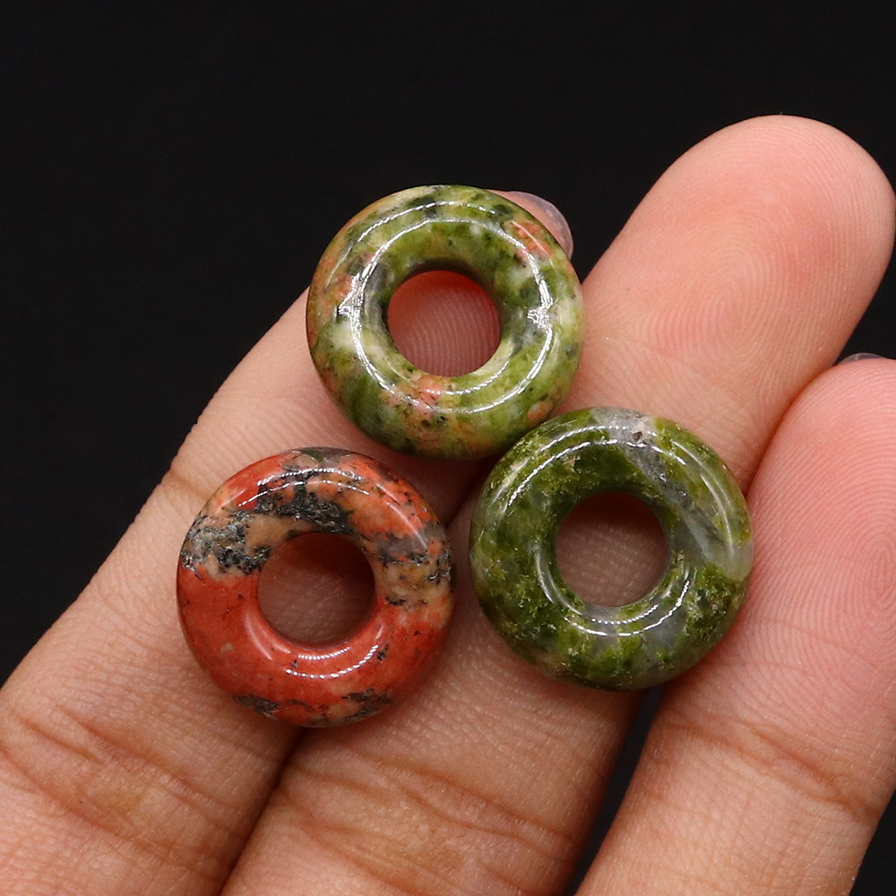 Flower green stone