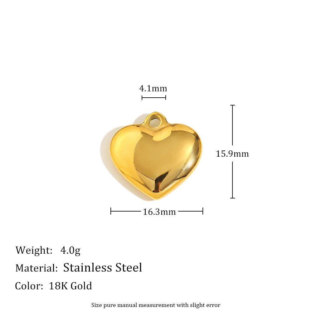 Love pendant-gold-medium