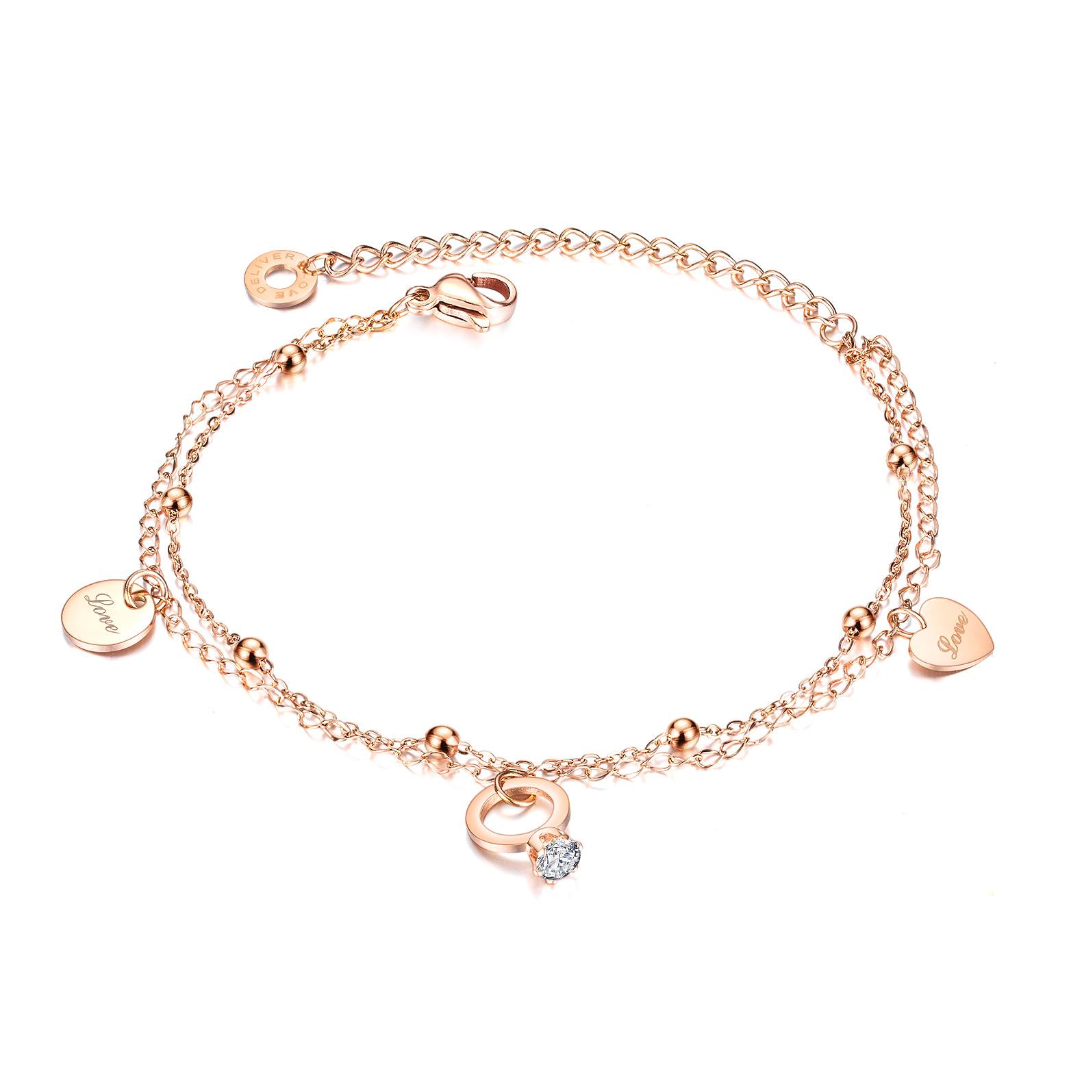 Roségold plattiert