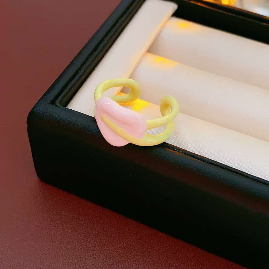 7#Ring-yellow-pink-love