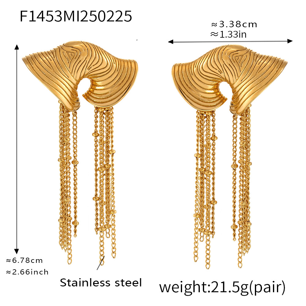 F1453-Gold Earrings