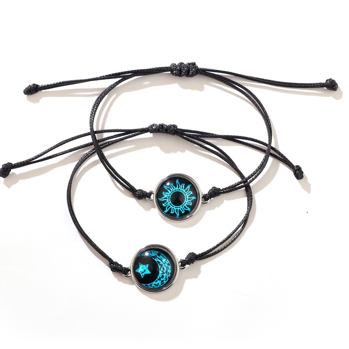 Fashion New Blue Sun Moon Lovers