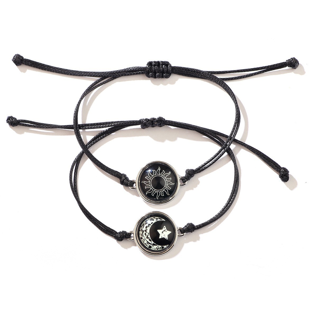 Fashion New Black Sun Moon Lovers