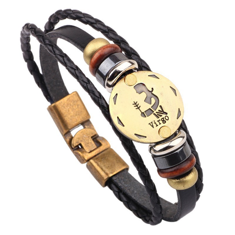 Virgo cowhide bracelet