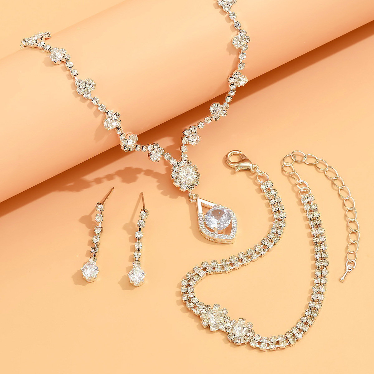 704 838 necklace earrings bracelet