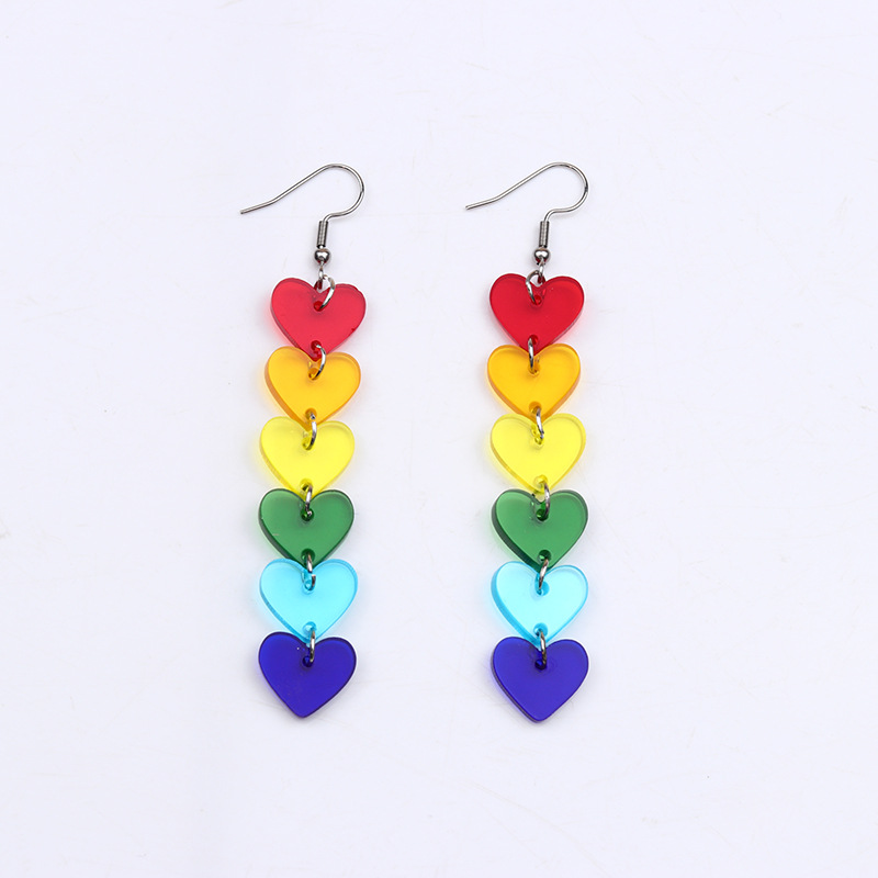 Transparent Rainbow Long