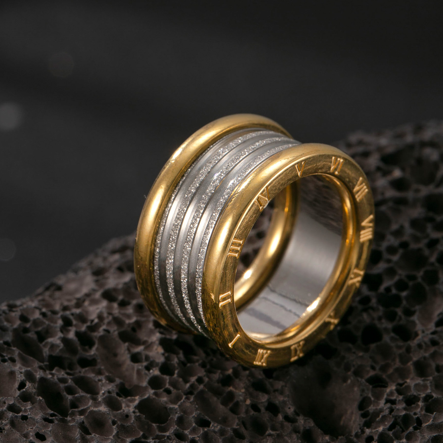 Gold -steel color