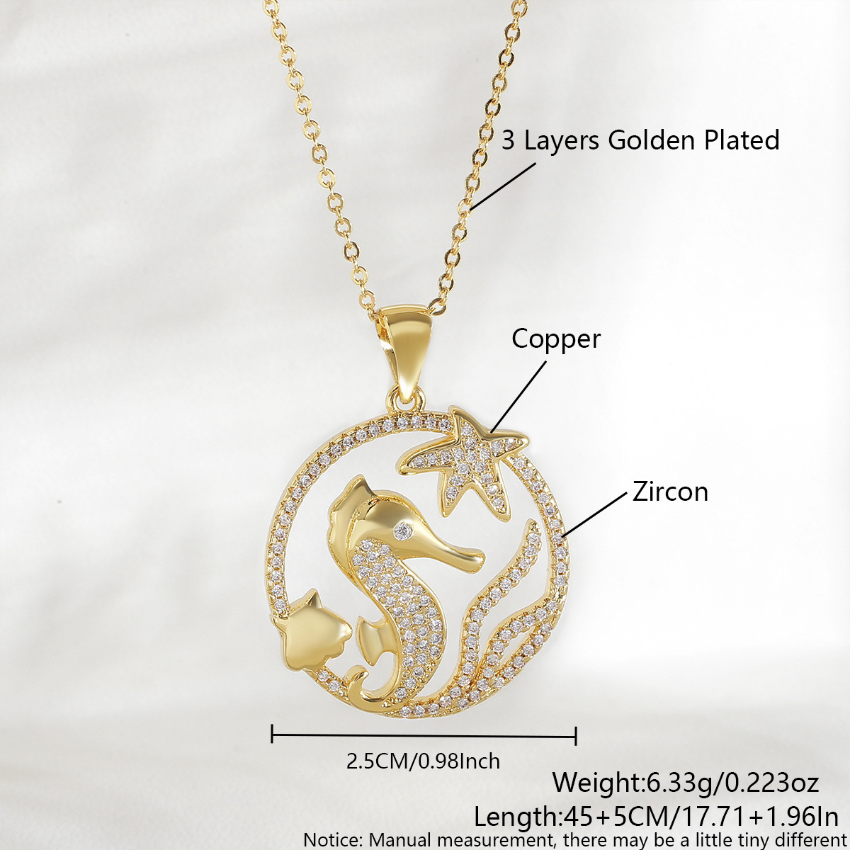 Golden necklace