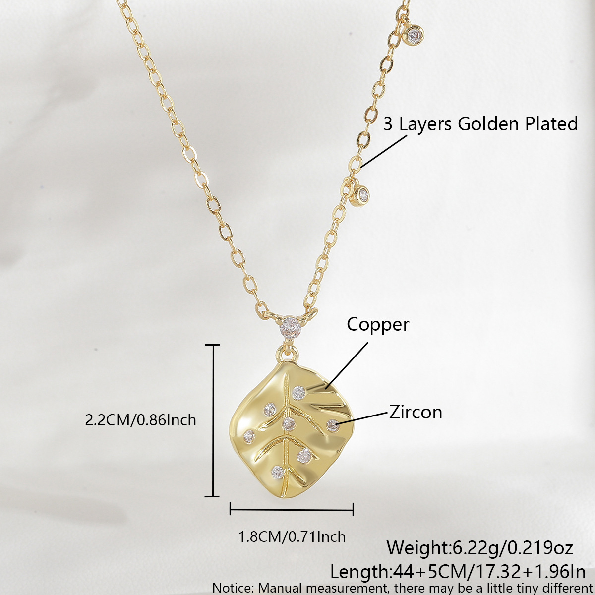 Golden necklace