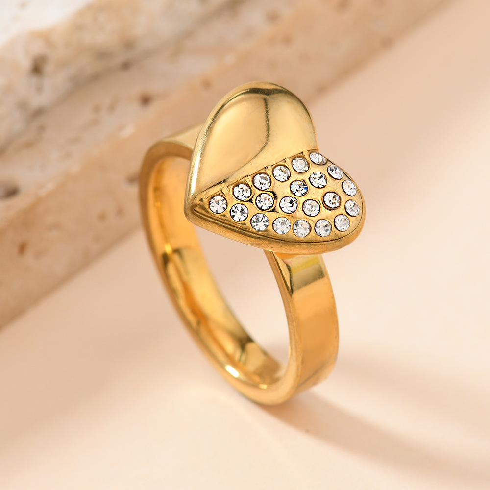 Half set with diamonds
