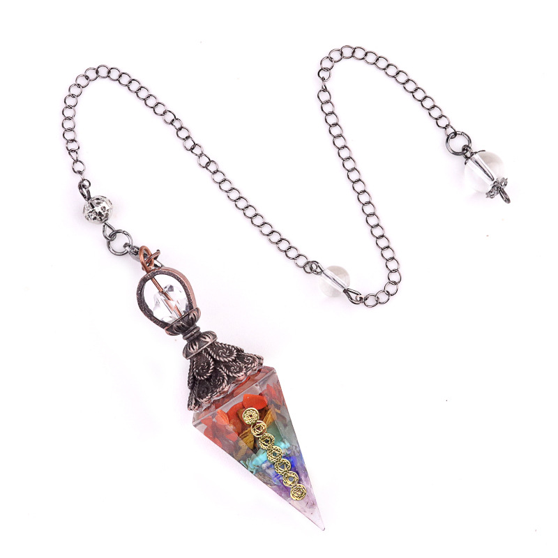 Colorful bronze pendulum