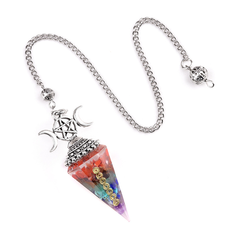 Colorful three-phase moon pendulum