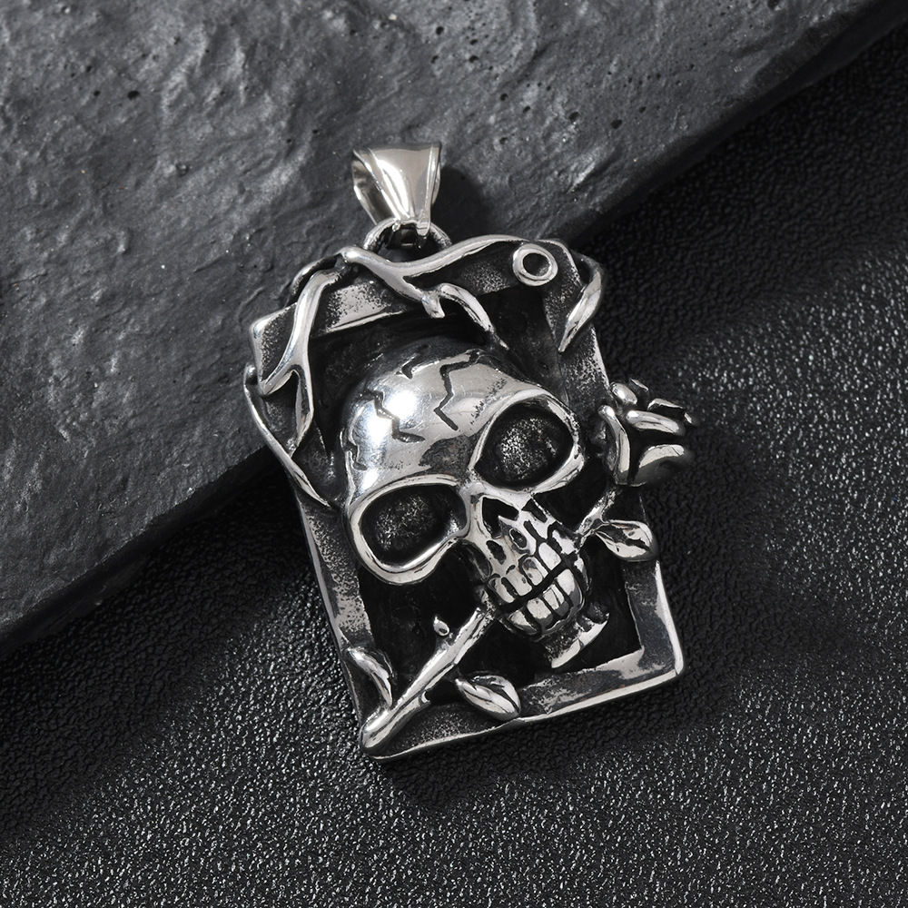 Skull rose shape