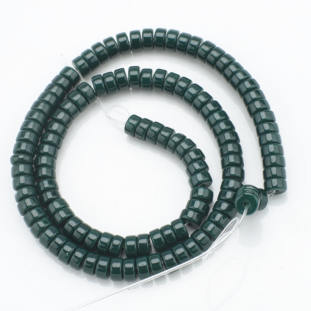 Dark green porcelain