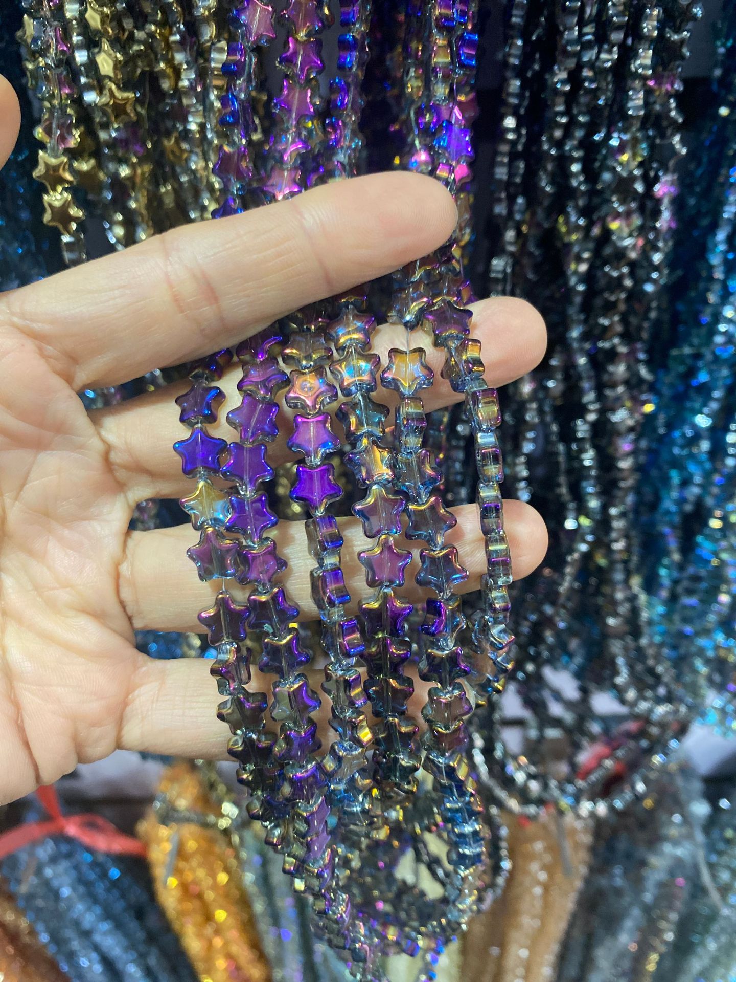 Transparent purple