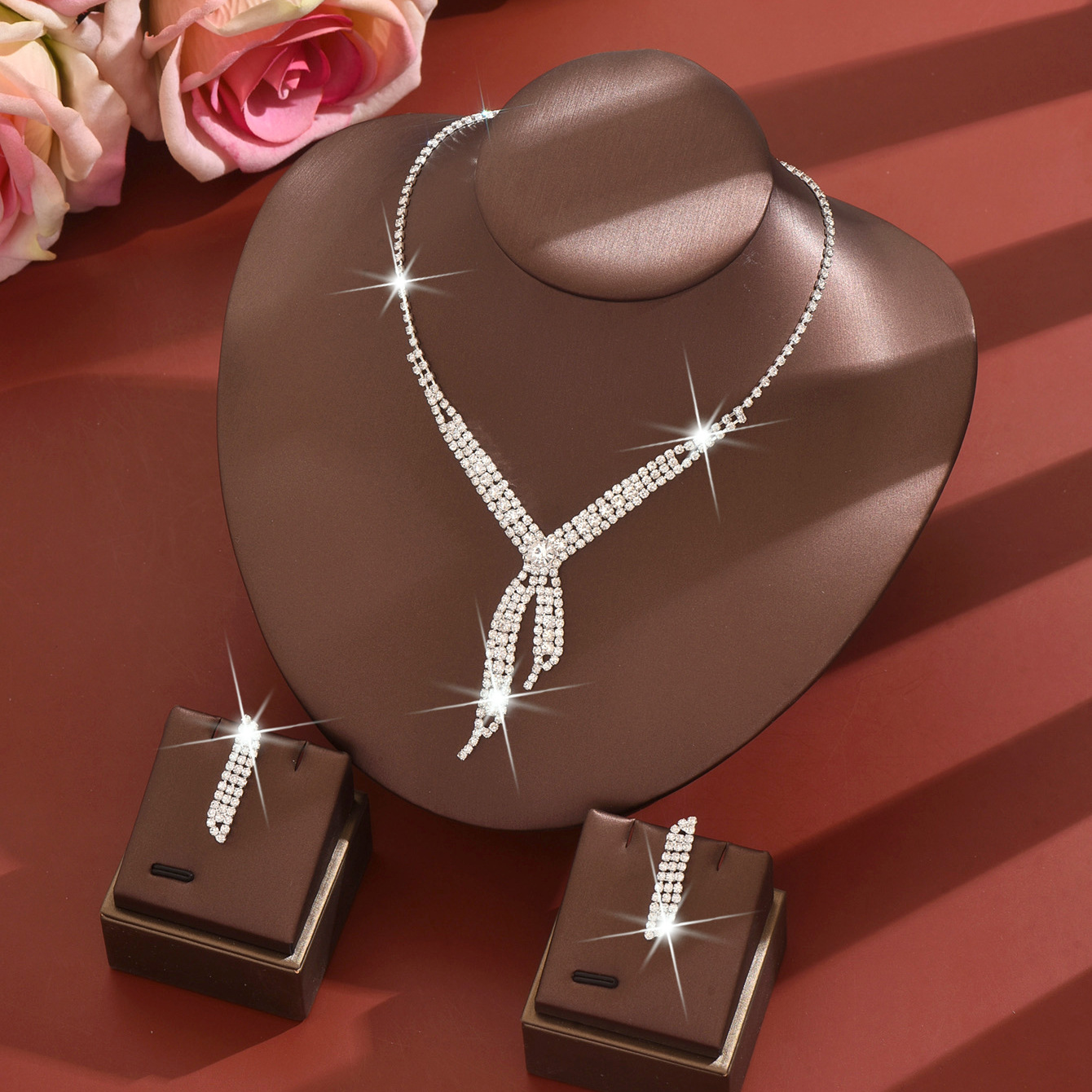 necklace and earring set