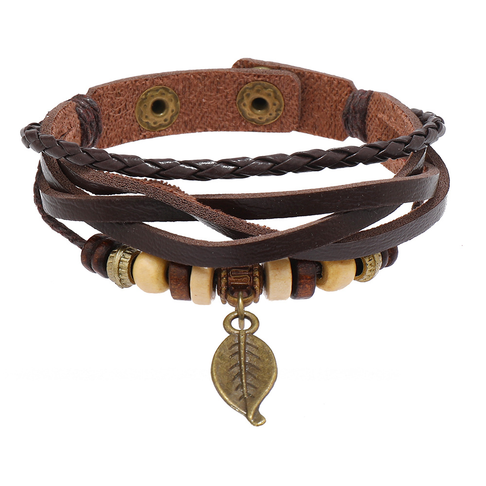 Leaf pendant-Brown