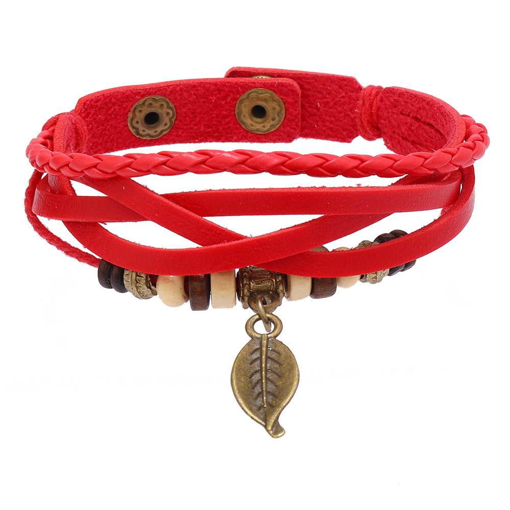 Leaf pendant-Red