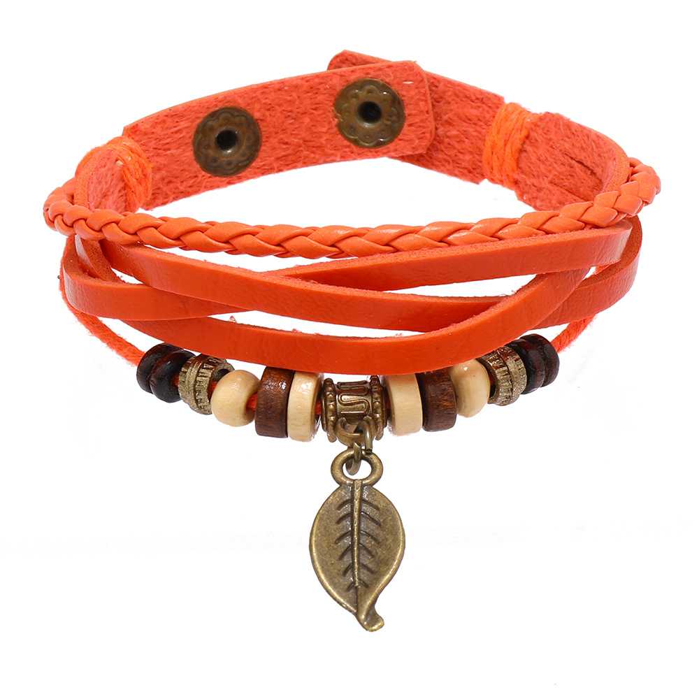Leaf pendant-Orange