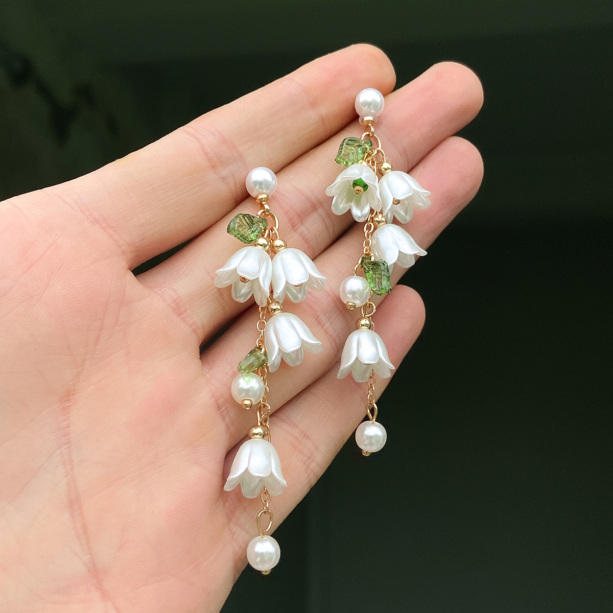 01 Earrings Golden 2924