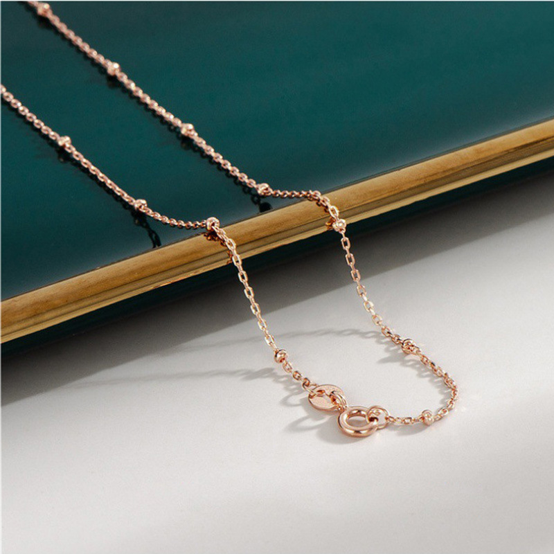 1.2mm calendered cross chain beads