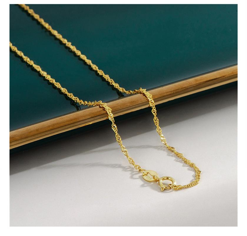 1.5mm water wave chain