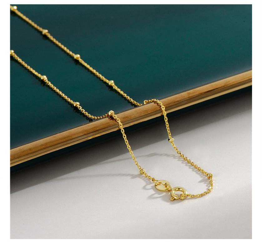 1.1mm flower cross chain beads
