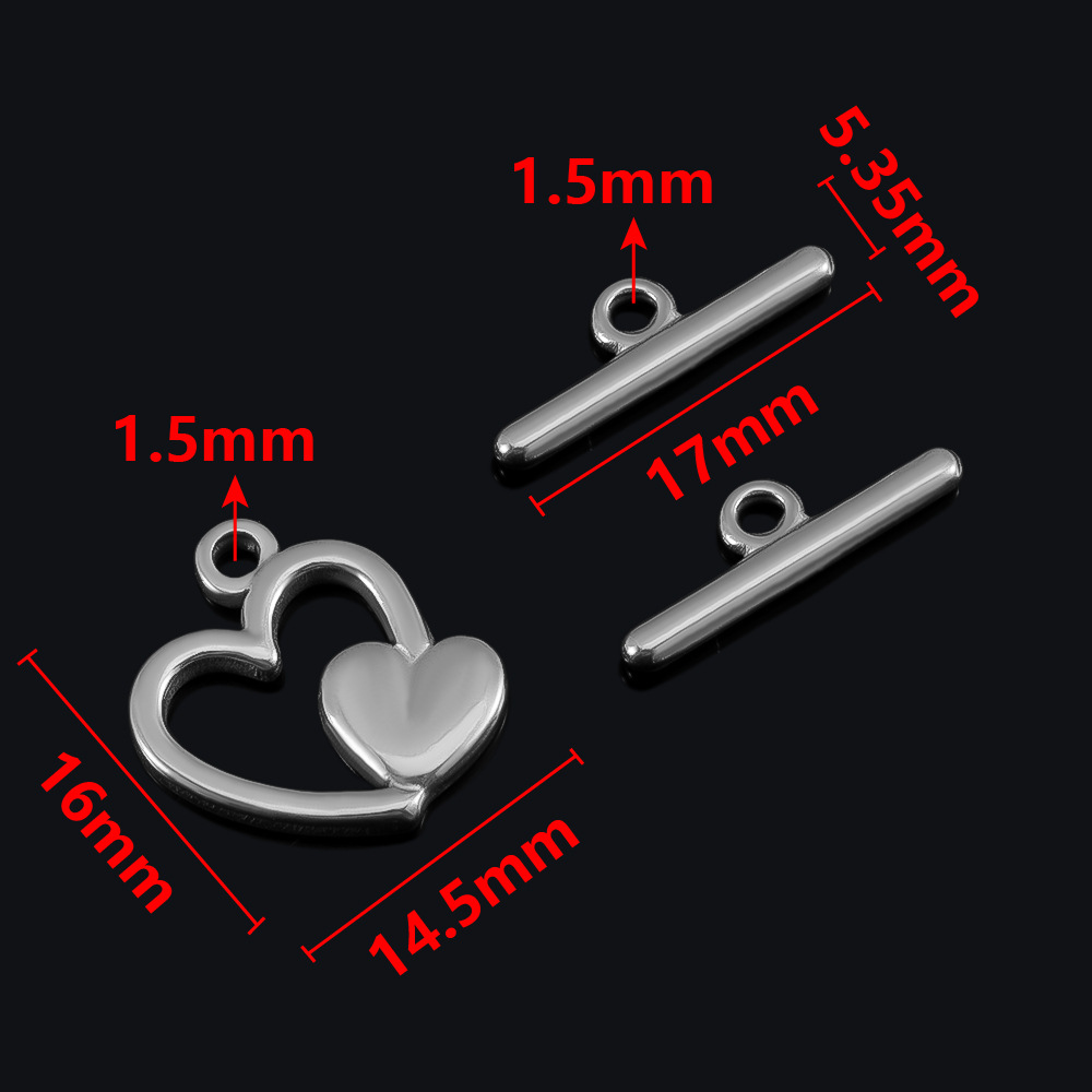 Steel color - heart