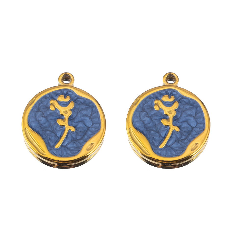 Gold - Navy blue
