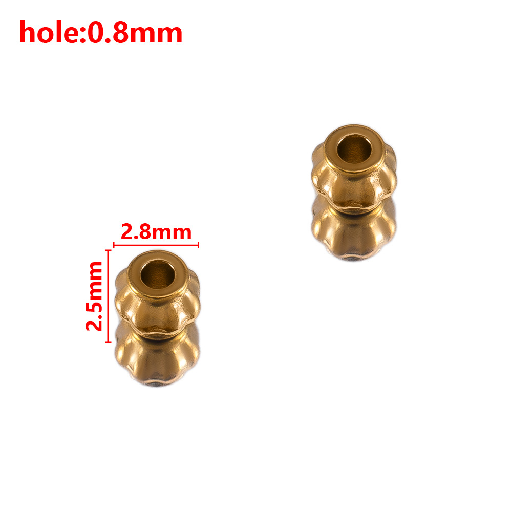 Golden lantern beads-2.8mm